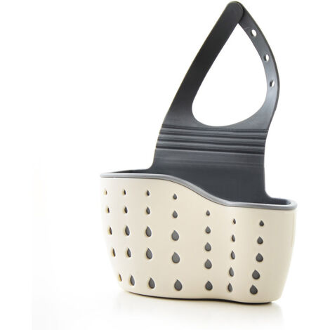 Étagère d'évier, porte-éponge, porte-égouttoir, panier suspendu double à ventouse, accessoires d'évier de cuisine