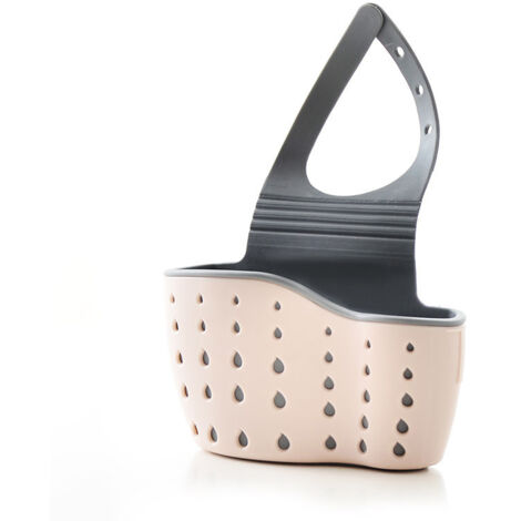 Étagère d'évier, porte-éponge, porte-égouttoir, panier suspendu double à ventouse, accessoires d'évier de cuisine