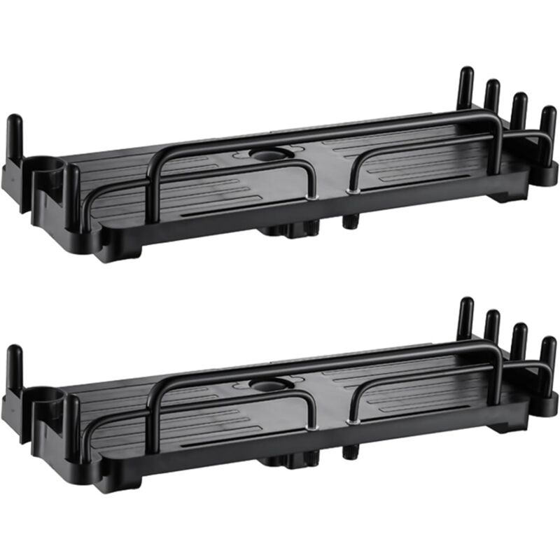 Tagère douche télescopique sans perçage 32-48cm, suspendre pour salle de bain, Rangement Douche pour Nettoyant pour Corps de Shampoing pour Porte