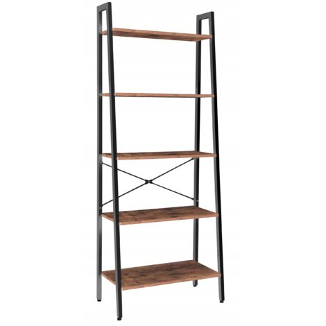 Étagère échelle rustique de style industriel loft FURNITEX pour la cuisine et le salon