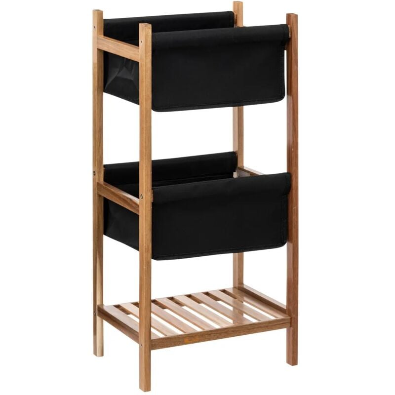 5five Simply Smart - tagère 3 Niveaux Acacia Noir Five