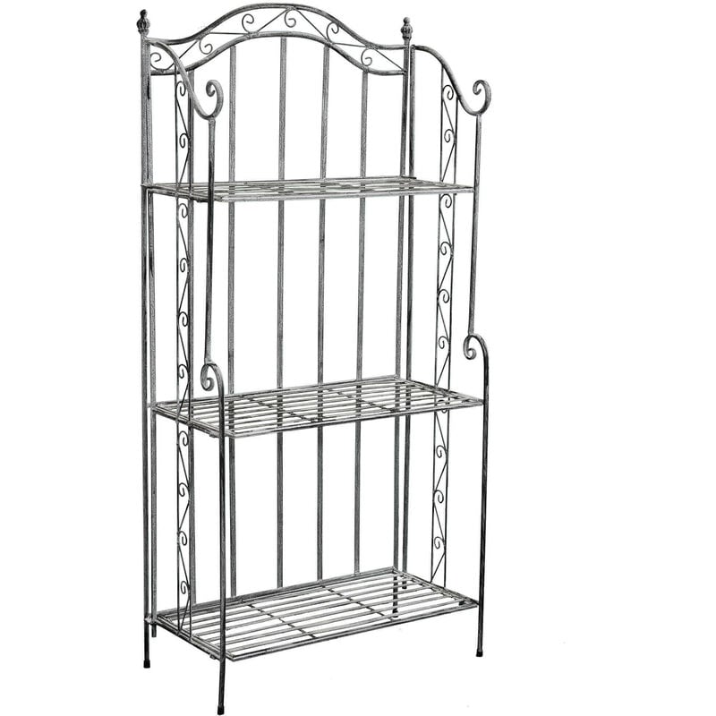 Tagère en acier avec 3 étagères daria DarkSlateGray - DarkSlateGray