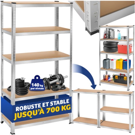 Etagère charge lourde 5 plateaux