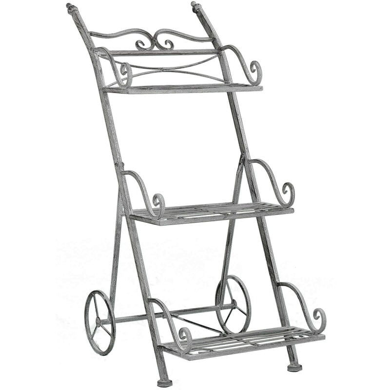 Tagère en acier étagère avec 3 étagères catia DarkSlateGray - DarkSlateGray