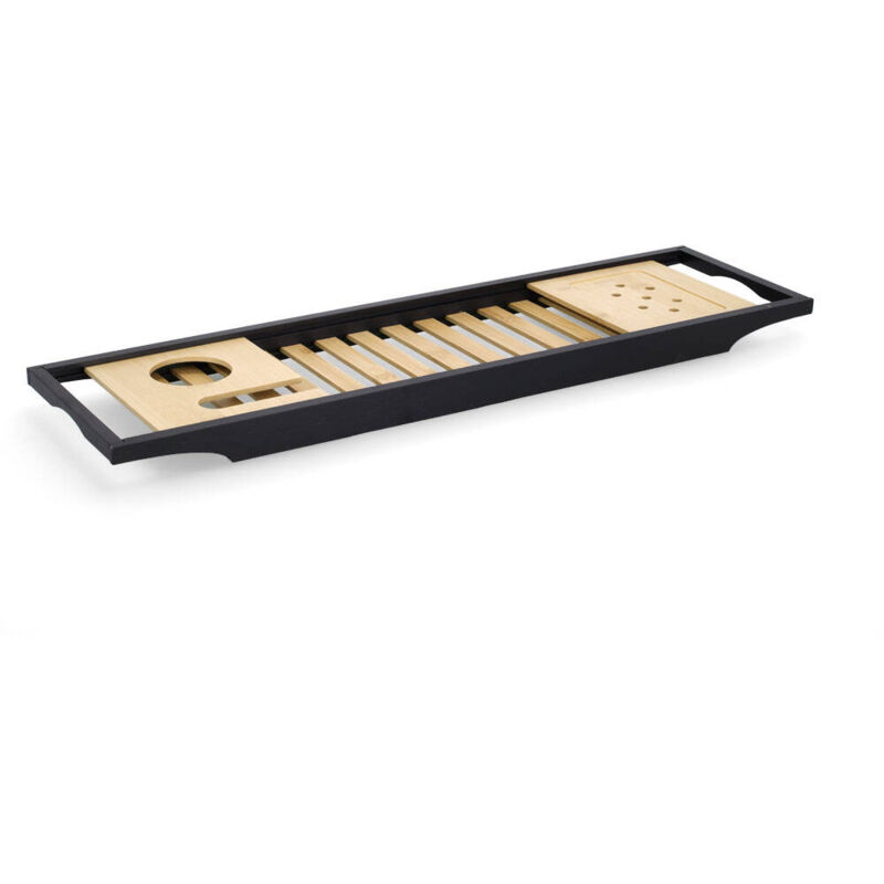 Zeller - tagère en bambou pour baignoire, 70 x 20 x 3,5 cm