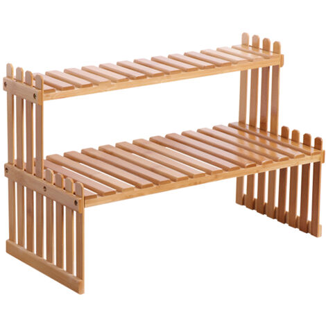 Étagère en bambou pour plantes – Support pots de fleurs – À monter soi-même – Pour balcon, salon, chambre, placard