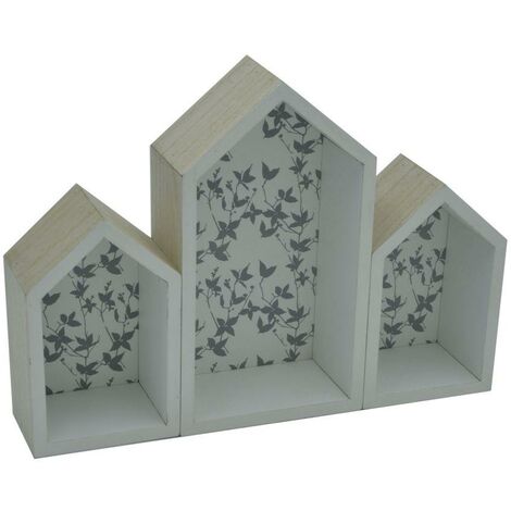 Étagère en bois Lucia casetta 3p cm33x7h24,5
