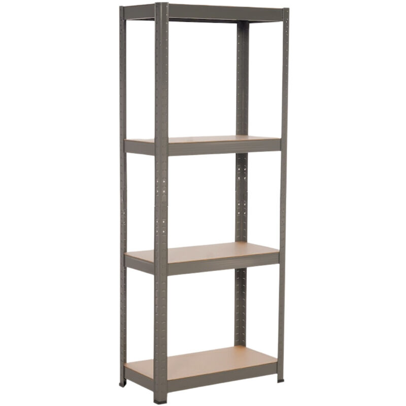Etagère en métal avec 4 étagères réglables 148x60x30cm 240Kg Thinia Home