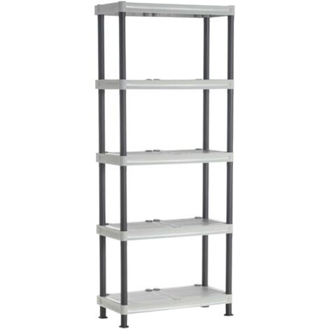Étagère en polypropylène, l 700 x p 350 x h 1 720 mm