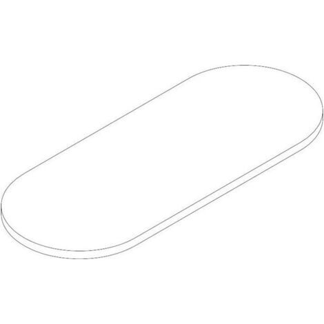 Étagère en verre HG LOGO 450 mm individuellement