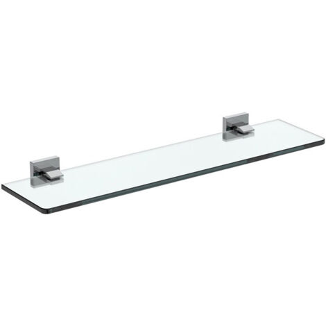 Etagère en verre IOM SQUARE 500x135x45mm chromé IDEAL STANDARD