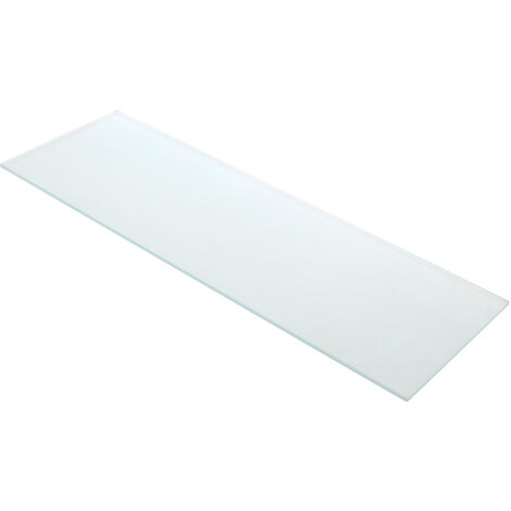 Étagère rectangulaire en verre | Style moderne | Fait de cristal | Finition anthracite | Mesures 600*6*200mm | Épaisseur de l'étagère : 6 mm | 1