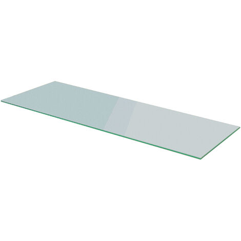 Étagère en verre Style fonctionnel Fait de cristal Finition mate Dimensions 7508250mm Épaisseur de la tablette : 8 mm 1 unité - Camarade