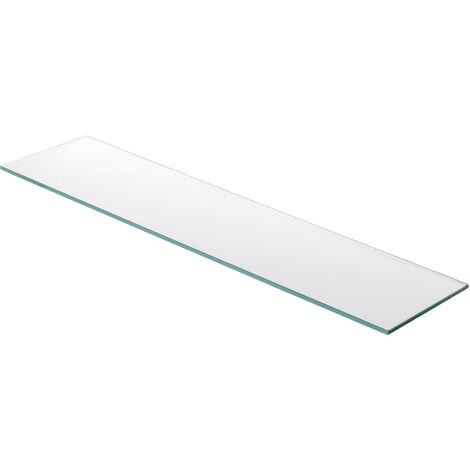 REI Étagère en verre transparente Style fonctionnel Fait de cristal Finition transparente Mesures 6006150mm Épaisseur de l'étagère : 6 mm 1 unité