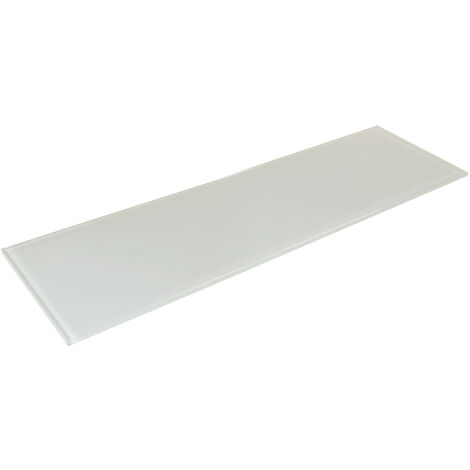 Étagère rectangulaire en verre Finition rouge fraise Mesures 4506120mm Épaisseur de l&aposétagère : 6 mm 1 unité - talla