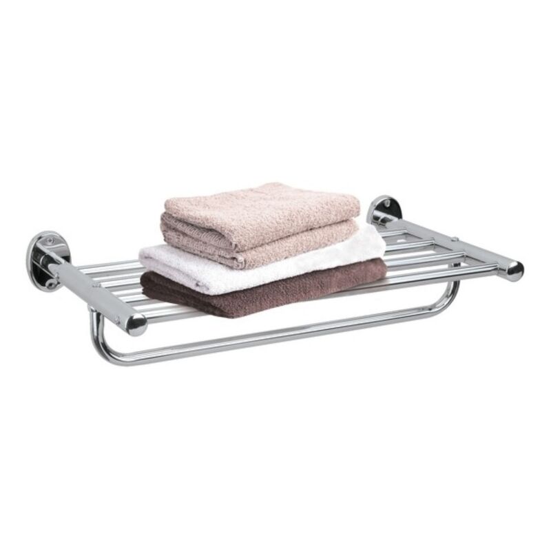 MSV - Porte serviettes mural à fixer en acier alyssa Chromé