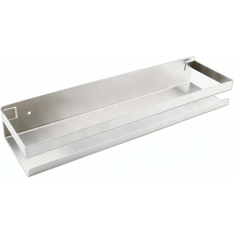Étagère Étagère Douche Acier Inoxydable 40cm Étagère Murale Salle de Bain Support Rangement