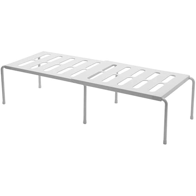 Asupermall - tagère d'armoire extensible empilable, armoire de cuisine, étagère de comptoir, organisateur de rangement, organisateur de placard de
