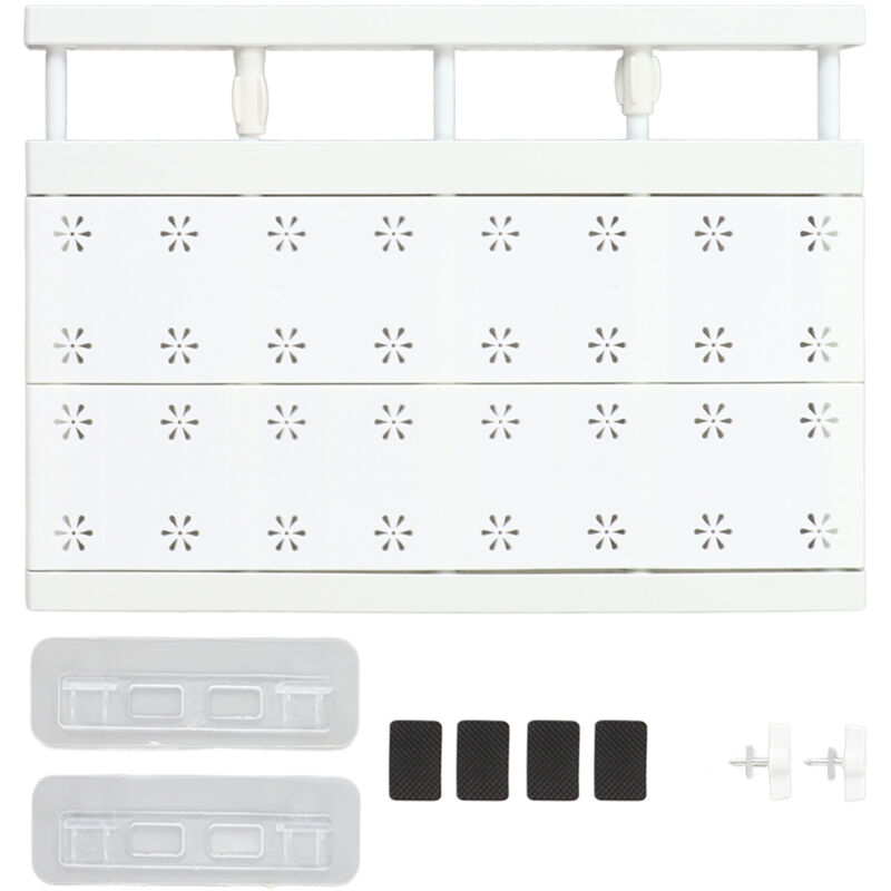 Étagère extensible pour placard, gain de place, forte capacité de charge, séparateur à vêtements 30‑40cm/11.8‑15.7in