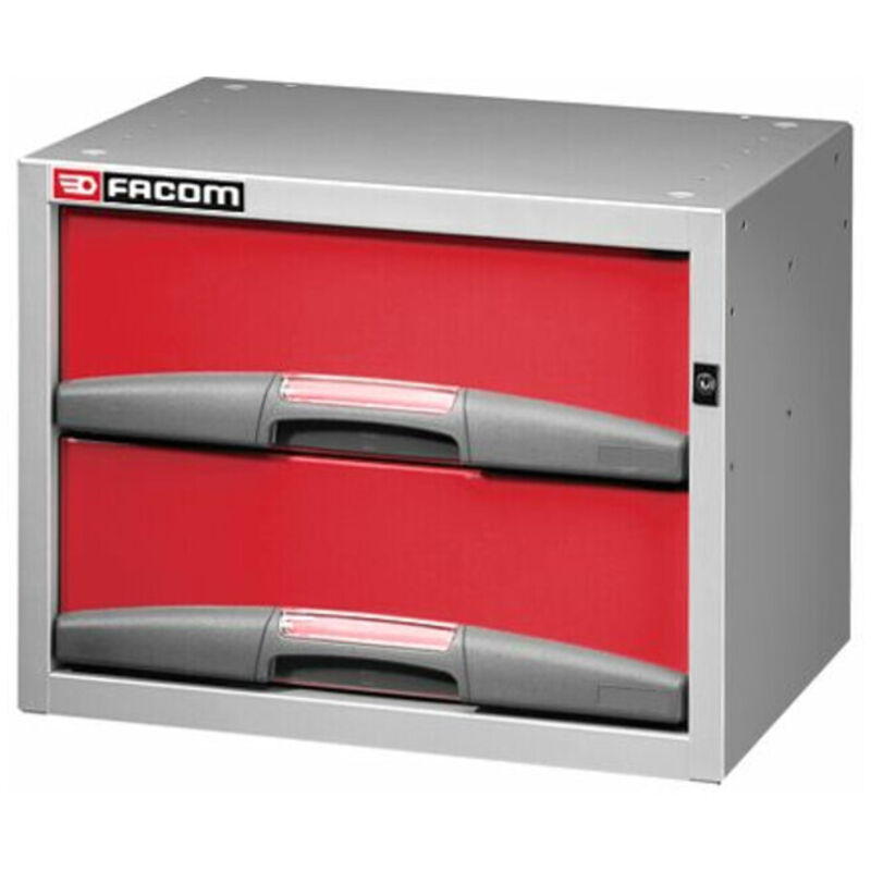 Facom - tagère petite profondeur 2 tiroirs fixes F50000041 Facom - tagère petite profondeur 2 tiroirs fixes F50000041