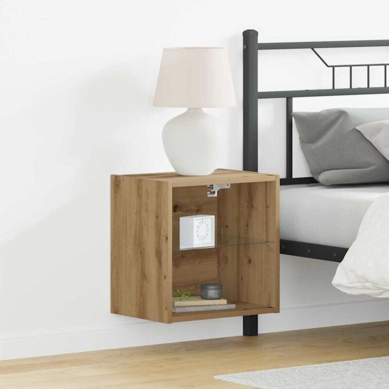 Tagère flottante Marron 40 x 28.5 x 40 cm Bois d'ingénierie Vidaxl
