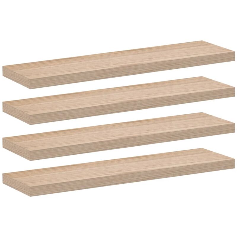 Vidaxl - tagères flottantes 4 pcs 90x23,5x4cm bois d'ingénierie