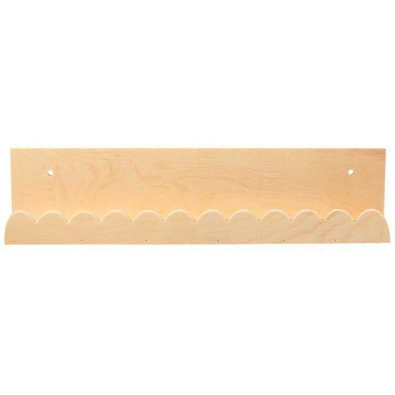Etagère - Graine Créative by PW - Feston - Bois naturel - 41.8 cm x 9 cm x 8 cm - Personnalisable