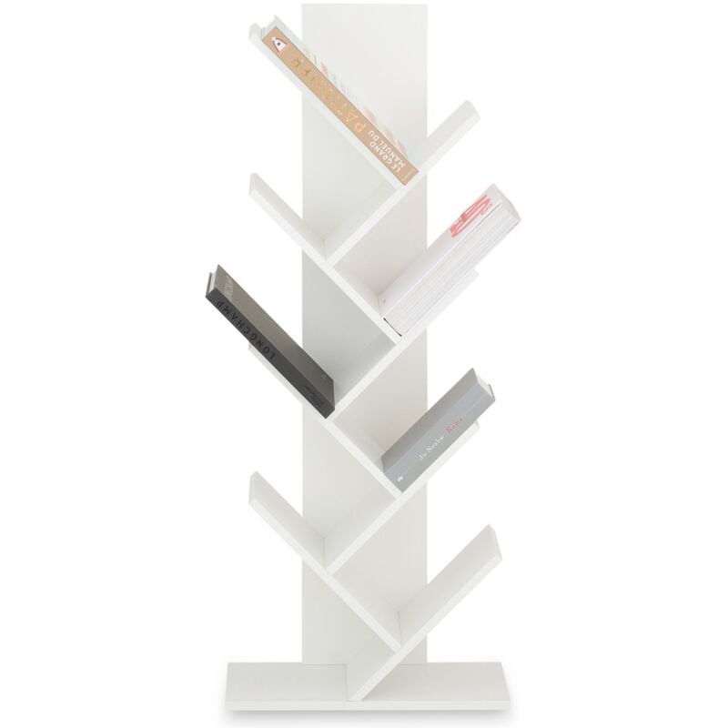 Tagère jules en forme d'arbre, en bois - Blanc