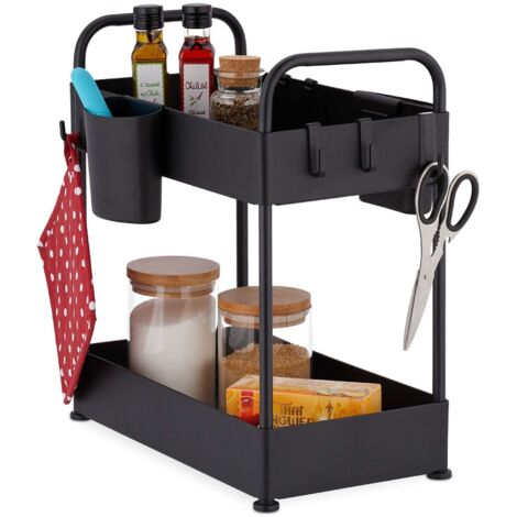 Etagere lavabo avec 2 etageres