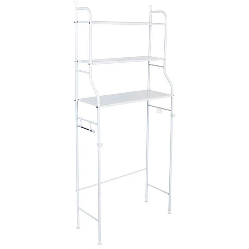 Tagère lave-linge 001066 organisateur de salle de bain peu encombrant 145x60x26