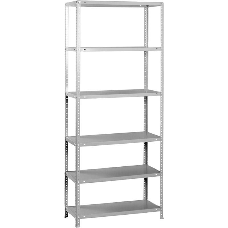 Etagère légère métallique avec vis ADVANTAGE PLUS 6/400 GRIS - 2000x1000x400 75Kg - SIMONRACK