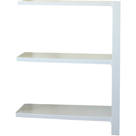 Etagère Légère Sans Vis Officlick 3/300 Wood A.m. Blanc/blanc Blanc 1000x900x300 - Simonrack
