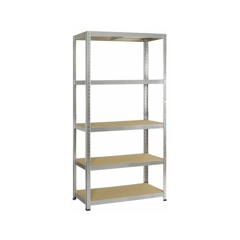 FP - Etagere metal/bois 176x120x45 clipsable strong 175 galva ref 604009