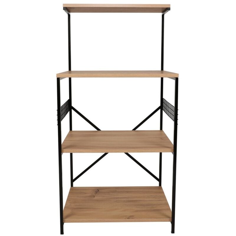 Etagère métal et bois pour cuisine