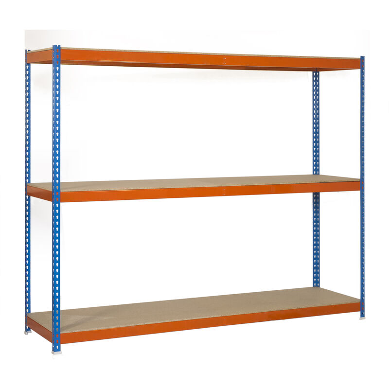 Simonrack - kit ecoforte 1504-3 chipboard bleu/orange/bois