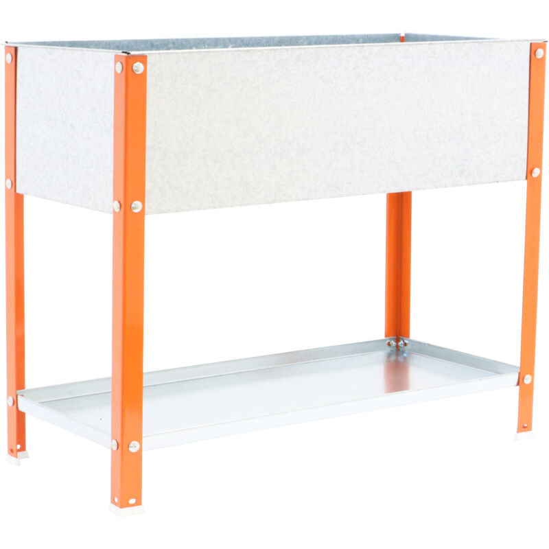 Simonrack - Carré potager Simon Rack Simongarden Urban Top 85x120x40 Orange Galva 150l