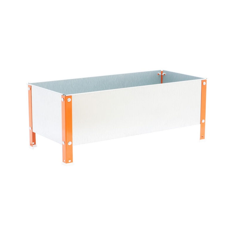 Jardinière Simon Rack simongarden urban 410x900x600 orange galva 140l avec vis de montage