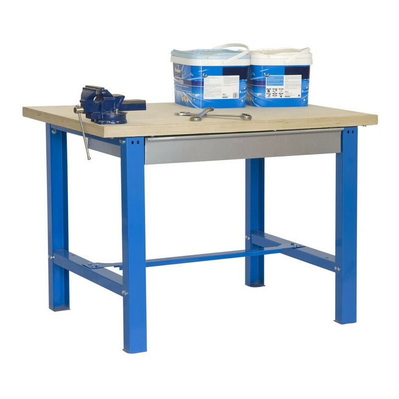 Simonrack - Simon Rack - Etabli 865x1800x750mm Bleu - BT6 plywood box 1800