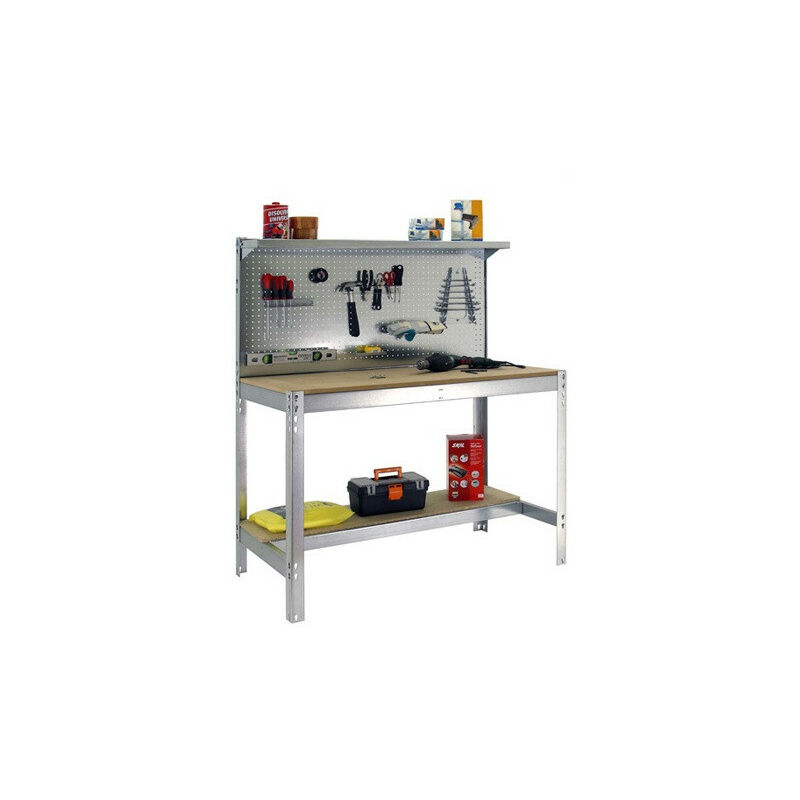 Kit Etabli 1440x900x600mm Charge 400Kg - simonwork BT3 900 galva/bois - Simonrack
