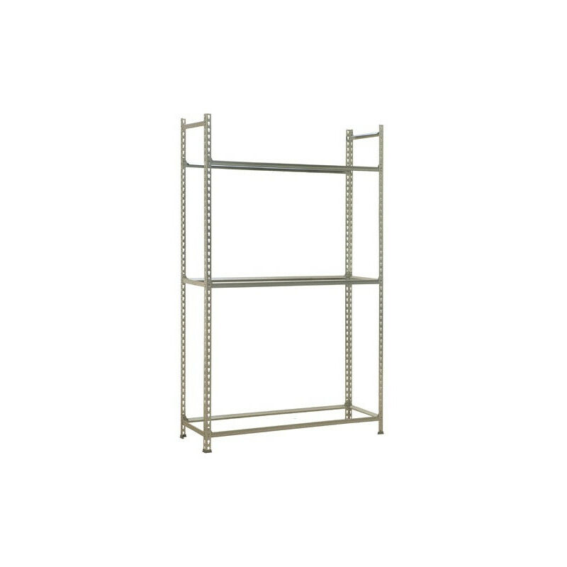 Simon Rack - Etagère 3 niveaux 12 pneus Zinc charge 120Kg/niveau - KIT AUTOCLICK PNEUS 3/400