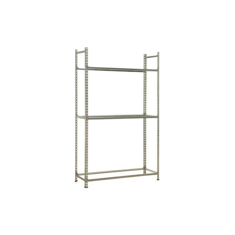 Etagère 3 niveaux 12 pneus Zinc charge 120Kg/niveau - kit autoclick pneus plus 3/400 - Simonrack