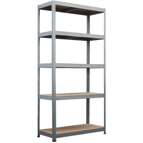 ÉTAGÈRE MÉTALLIQUE STR120ND 1807530CM, GALVANISÉE - TG-REG 2913