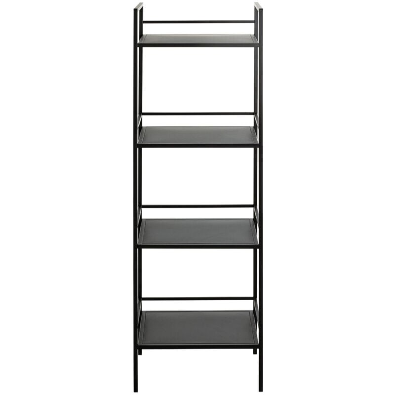 Etagère, Meuble étagère en métal coloris noir- longueur 40 x profondeur 30 x hauteur 128 cm