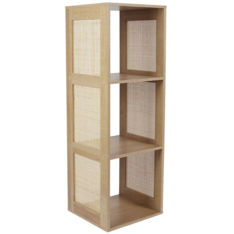 Étagère Modulable 3 Cases "Bali" 99cm Marron