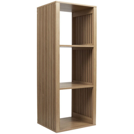 Étagère Modulable 3 Cases "Klaus" 99cm Marron