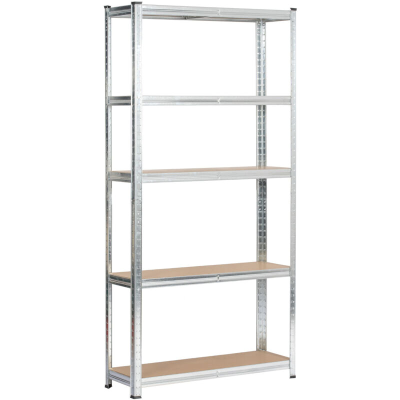 Tagère modulable 90 cm acier galvanisé charge maximale 875kg - L90xP30xH180 cm