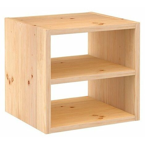 Étagère modulaire 1 cube en bois - DINAMIC