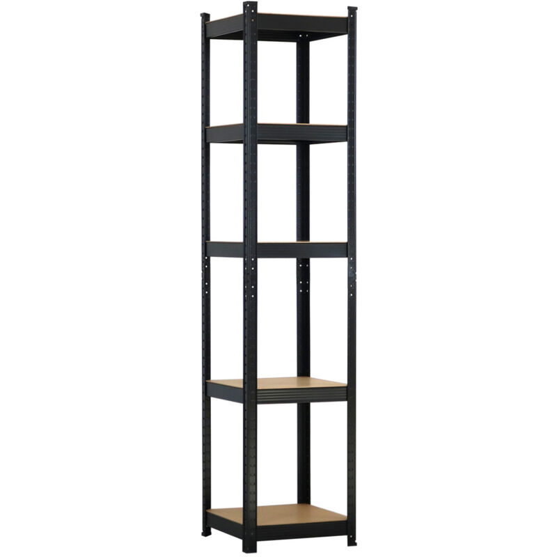 Etagère modulaire avec 5 étagères réglables 180x40x40cm 175Kg Thinia Home