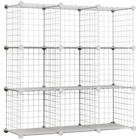 étagère Modulaire Titan C9 Blanc Robuste, Modulable Et Design, Idéale Pour Tout Espace. - Newlux