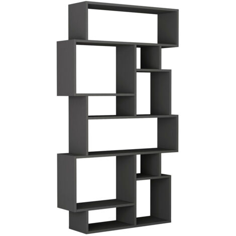 Etagère multicases 96x25,5x168,5 cm anthracite